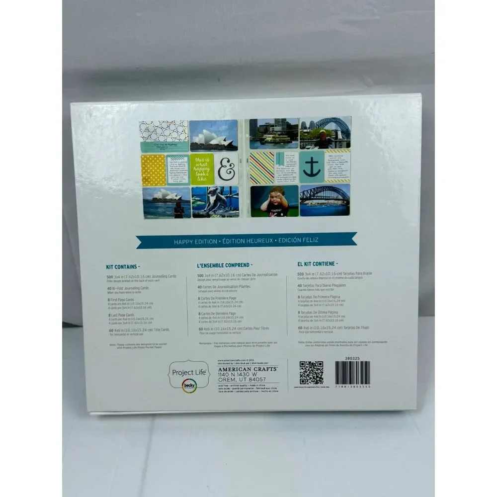 Becky Higgins Project Life Happy Edition Core Kit Scrapbooking 616 Cards BNIB